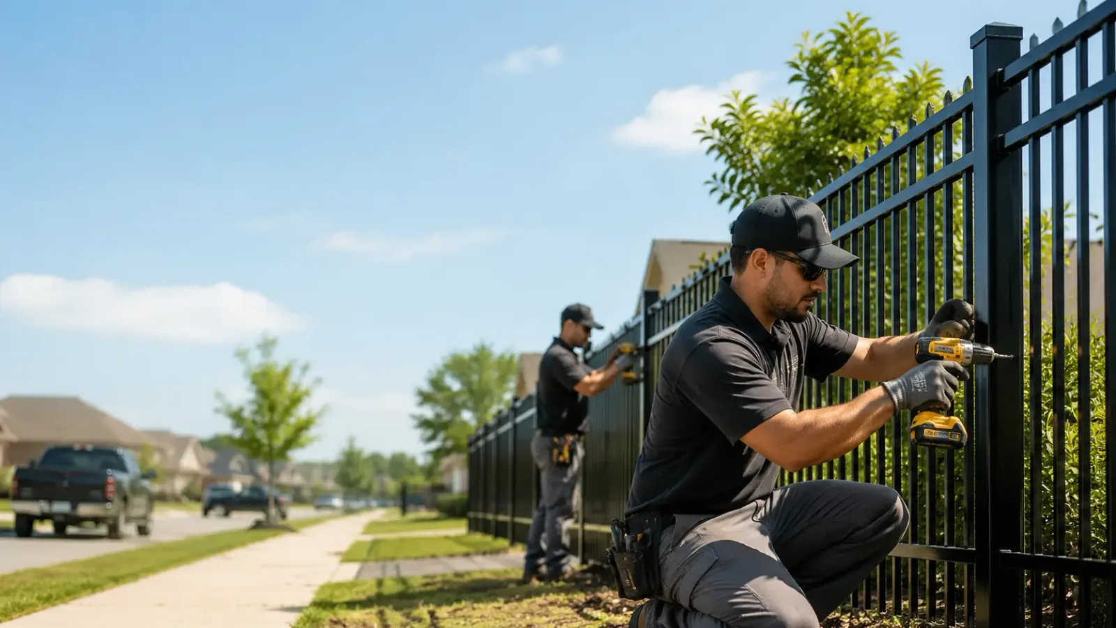 Metal Fence Installation in Chatham, LA